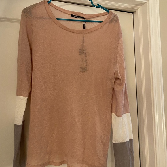 Women’s Doe & Rae Medium Color Block tee - Picture 1 of 3
